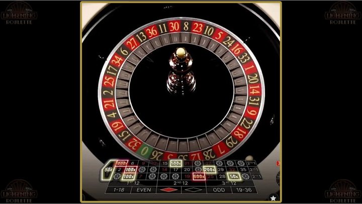 Objectif du jeu de roulette Lightning Roulette dans un casino