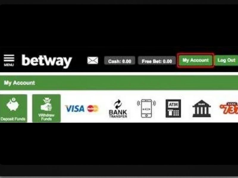 méthodes de dépôt sur Betway